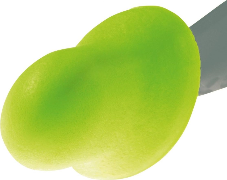 Other view of Disposable Earplug with Reusable Pin - Corded - Lime - 22 dB (Class 4) - Xact-Fit - uvex