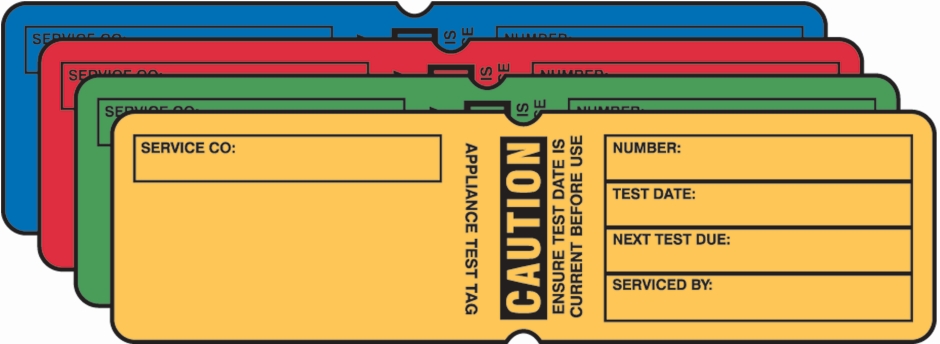 Other view of TAGS APPLIANCE TEST TAG AT103AP RED (100