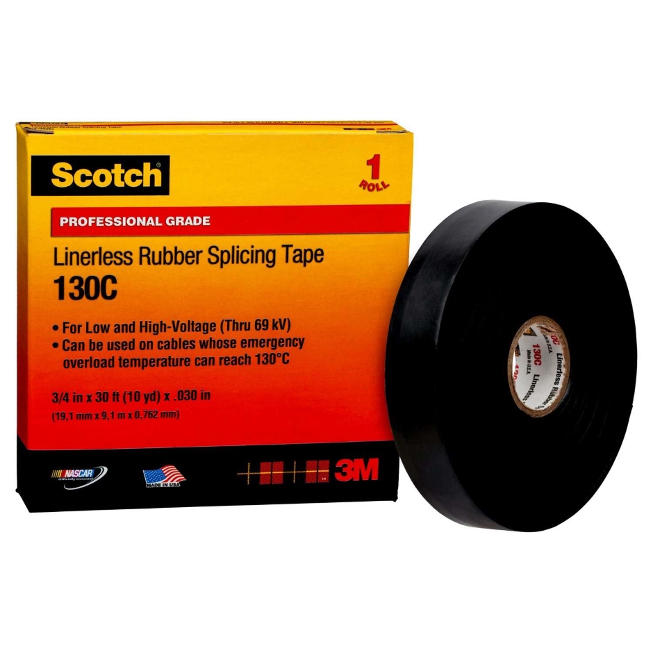 Other view of Printing & Splicing Tape - Linerless - Propylene - Black - Ethylene Rubber - 19 mm x 9.1 m - 130C - Scotch® - 3M™